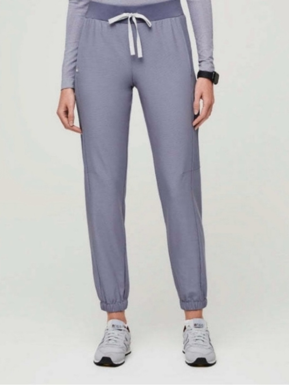 FIGS Granville Jogger Scrub Pants, Vapor blue space day, XS Petite